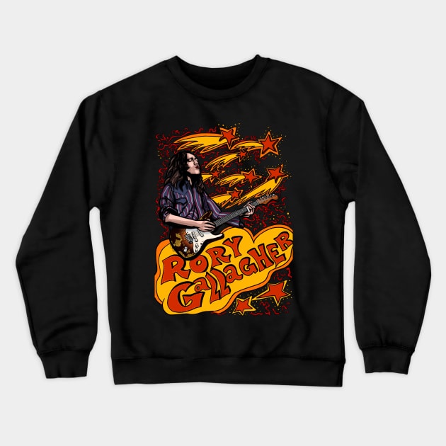 Rory Gallagher 2 Crewneck Sweatshirt by HelenaCooper